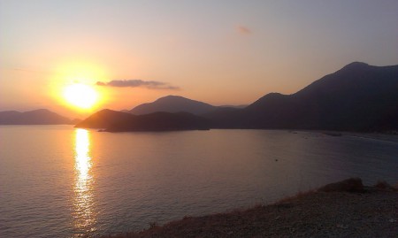 Ölüdenizde Günbatımı / Sunset in Ölüdeniz